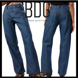 New BDG Urban Outfitters Jet Twisted Straight Low Rise Relaxed Fit Jean (25x31)